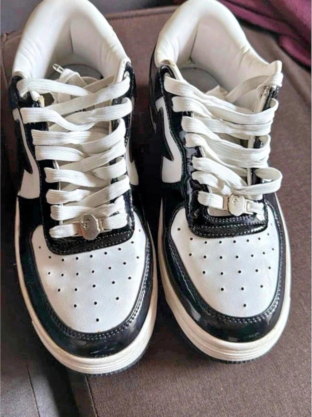 BAPE STA Black & White Sneakers